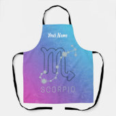 Tablier Symbole Scorpio Zodiac Star Horoscope Constellatio (Recto)