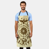 Tablier Symbole solaire de l'aigle préhistorique autochton (Porté)