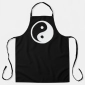 Tablier Symbole Yin Yang - tatouage solide design 2 (Recto)