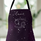 Tablier Symbole zodiaque du cancer pourpre Apron d'astrolo