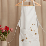 Tablier SYMBOLE Zodiaque moderne Gold Leo | Incendie d'élé<br><div class="desc">SYMBOLE Zodiaque moderne Gold Leo | Incendie d'élément</div>