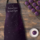 Tablier Symbole zodiaque pourpre de Taurus