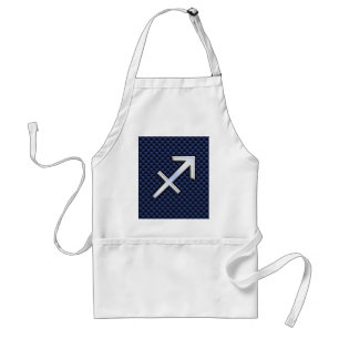 Tablier Symbole zodiaque Sagittarius Impression en fibre d