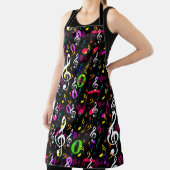 Tablier Symboles musicaux Design Motif (Insitu)