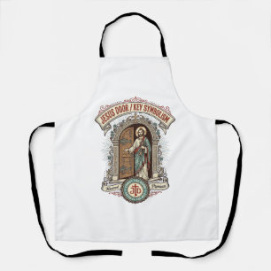 Tablier Symbolisme de la clé de la porte de Jésus Symbolis