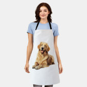 Tablier Sympathique Golden Retriever Smile - Loyal Chien P (Porté)