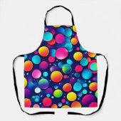 Tablier Symphonie de bulle colorée (Recto)