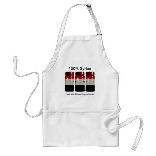 Tablier Syrie Drapeau Jars d'épices Apron