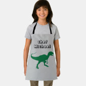 Tablier T-rex dinosaure imprimer nom personnalisé (Insitu)