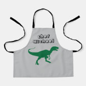 Tablier T-rex dinosaure imprimer nom personnalisé (Recto)