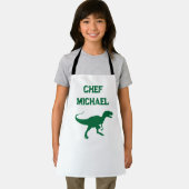 Tablier T-rex dinosaure imprimer nom personnalisé (Insitu)