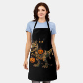 Tablier T-Rex - Mignonne Halloween Dino (Porté)