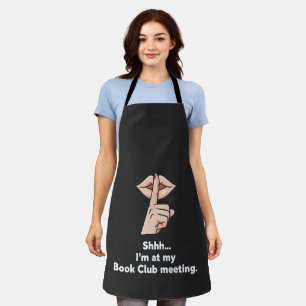 Tablier T-shirt "Chut" du Club de Lecture pour Lecteurs In