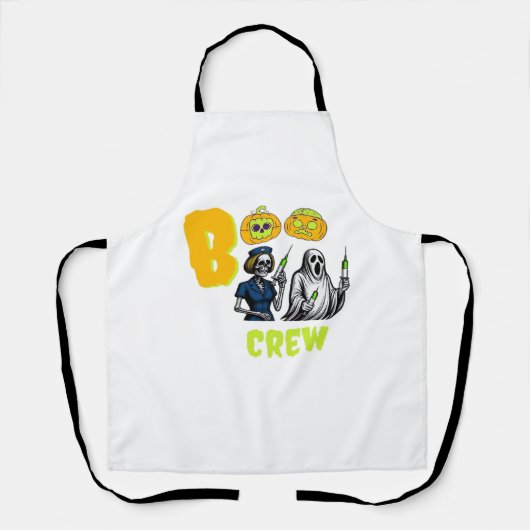 Tablier T-shirt classique Boo Crew (Recto)