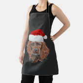 Tablier T-Shirt Classique Christmas Irish Setter (Insitu)