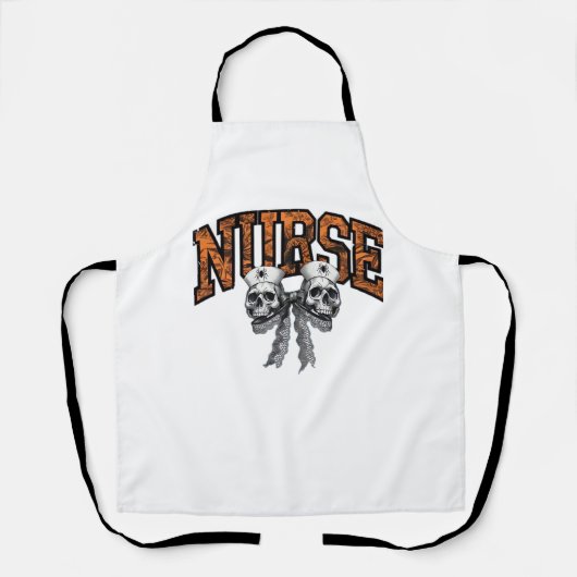 Tablier T-shirt classique de l'infirmière Coquette Bow Hal (Recto)