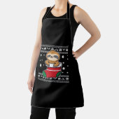 Tablier T-shirt classique de paresseux de Noël (Insitu)