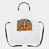 Tablier T-shirt classique de Sloth-o-ween (Recto)