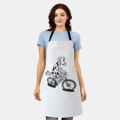 Tablier T-shirt classique pour vache (Porté)