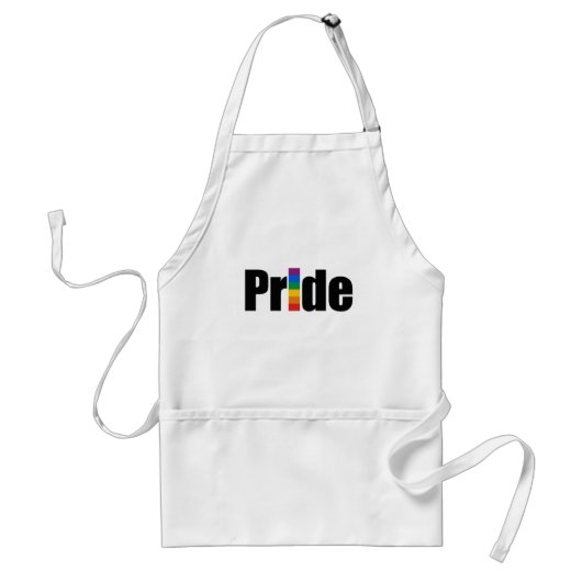 Tablier T-shirt de gay pride (Devant)