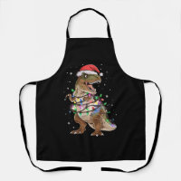 T-shirt de Noël avec arbre et dinosaure T-Rex Xmas