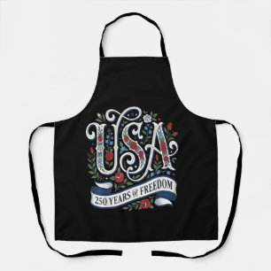 Tablier T-shirt Femme 250e Anniversaire USA Patriotique 4