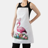 Tablier T-Shirt Flamant de Pâques (Insitu)