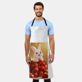 Tablier T-Shirt Graphique Nourriture pour Chat de Luxe Fel (Porté)