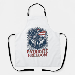 Tablier T-shirt graphique vectoriel Patriote Gardien de Pa