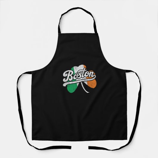 Tablier T-shirt irlandais de Boston (Recto)