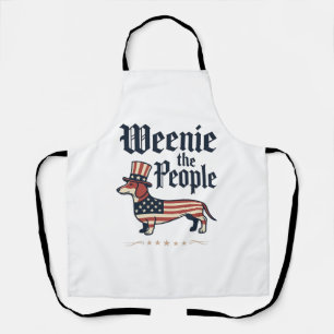 Tablier T-Shirt Weenie le Peuple Dachshund Patriotique_1