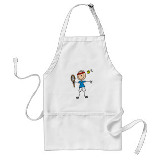 Tablier T-shirts et cadeaux de joueur de tennis de garçon