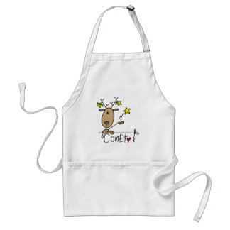 Tablier T-shirts et cadeaux de renne de comète