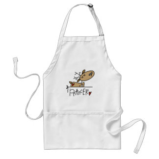 Tablier T-shirts et cadeaux de renne de Prancer