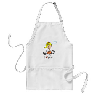 Tablier T-shirts et cadeaux du football d'amour de la