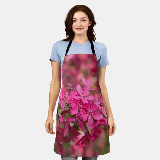 Tablier Tabac Pomme fleurit (Porté)