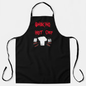 Tablier Tabagisme Chef Chaud Tout-En-Plan Imprimé Tablier, (Recto)