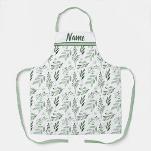 Tablier Tabard à feuilles vertes