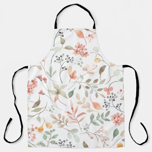 Tablier Tabard à Impression Florale Douce (Recto)