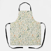 Tablier Tabard à impression intégrale de prairie de fleurs (Recto)