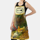 Tablier Tabard Cuisine de Campagne Coq Poules de la Ferme (Insitu)