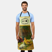 Tablier Tabard Cuisine de Campagne Coq Poules de la Ferme (Porté)