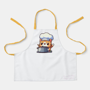 Tablier tabard de cuisine chat kawaii