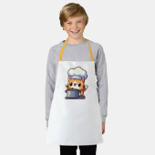 Tablier tabard de cuisine chat kawaii (Porté)