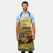 Tablier Tabard de cuisson drôle de coq vintage (Porté)