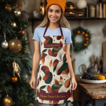 Tabard de feuille abstraite d'automne avec nom per