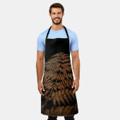 Tablier Tabard de feuille marron (Porté)