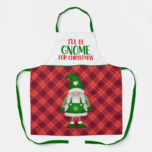 Tablier Tabard de gnome de Noël (Recto)