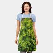 Tablier Tabard de jardin floral vert (Porté)