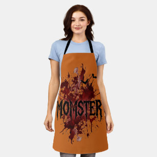 Tablier Tabard de Maman Gothique, Maison Hantée Halloween